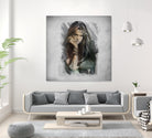 Sebastian Bach - Skid Row by Claudio Tosi on GIANT ART - blue digital painting