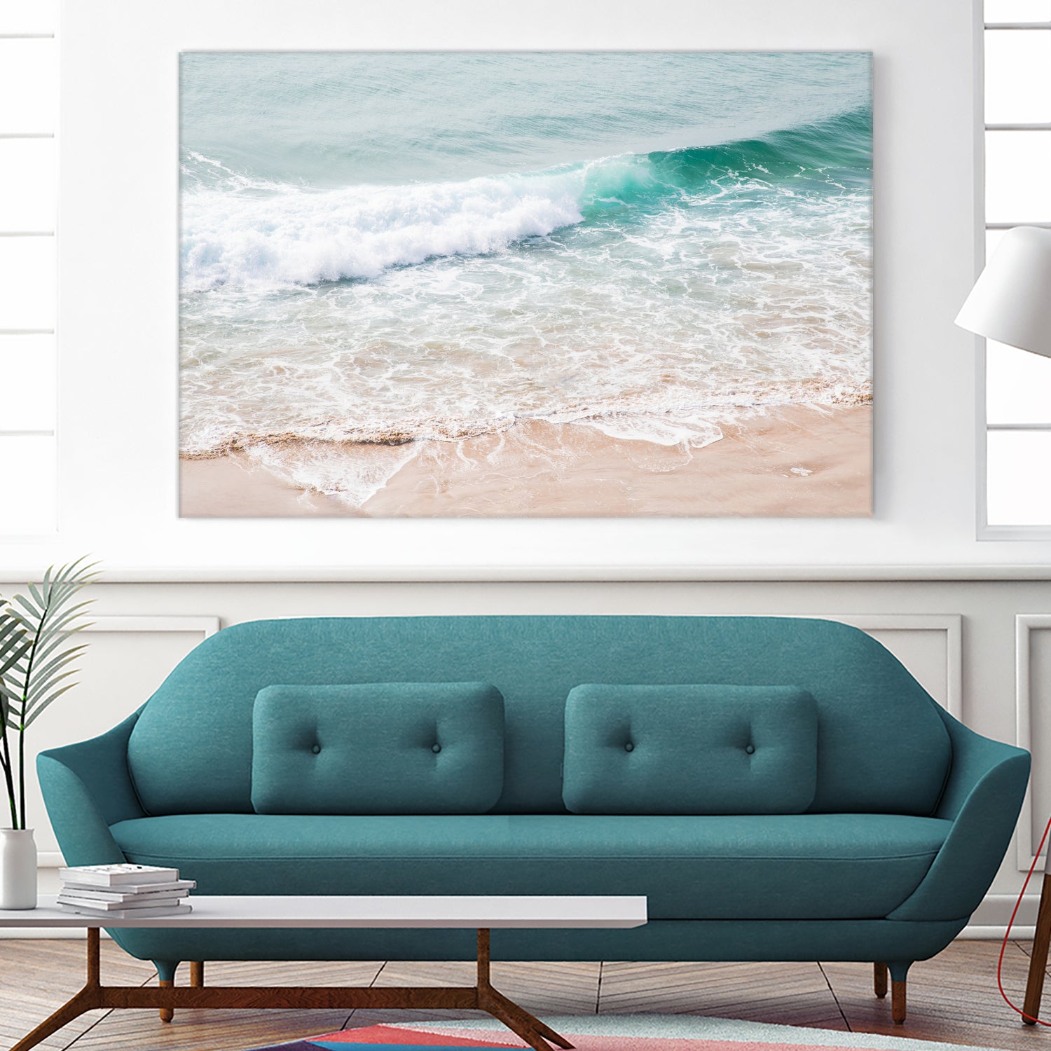 Atlantic Ocean Waves 2 by Anitas Bellas Art on GIANT ART - coastal