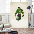 Girl Smash by Jason Ratliff on GIANT ART - green digital painting