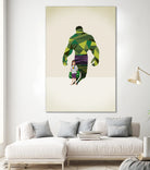 Girl Smash by Jason Ratliff on GIANT ART - green digital painting