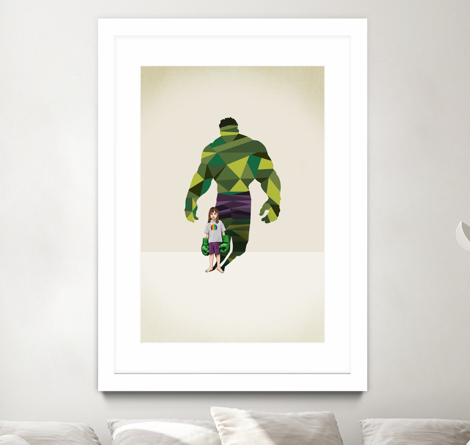 Girl Smash by Jason Ratliff on GIANT ART - green digital painting