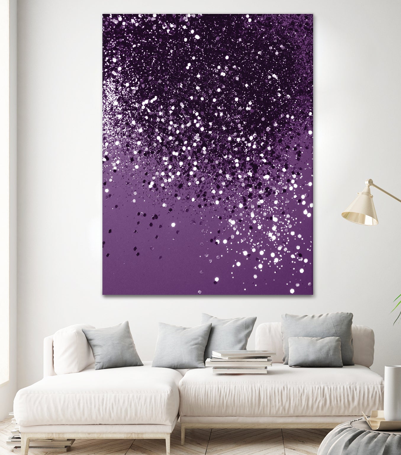 PURPLE Glitter Dream #1 #shiny #decor #art by Anita & Bella Jantz on GIANT ART - fuchsia photo manipulation