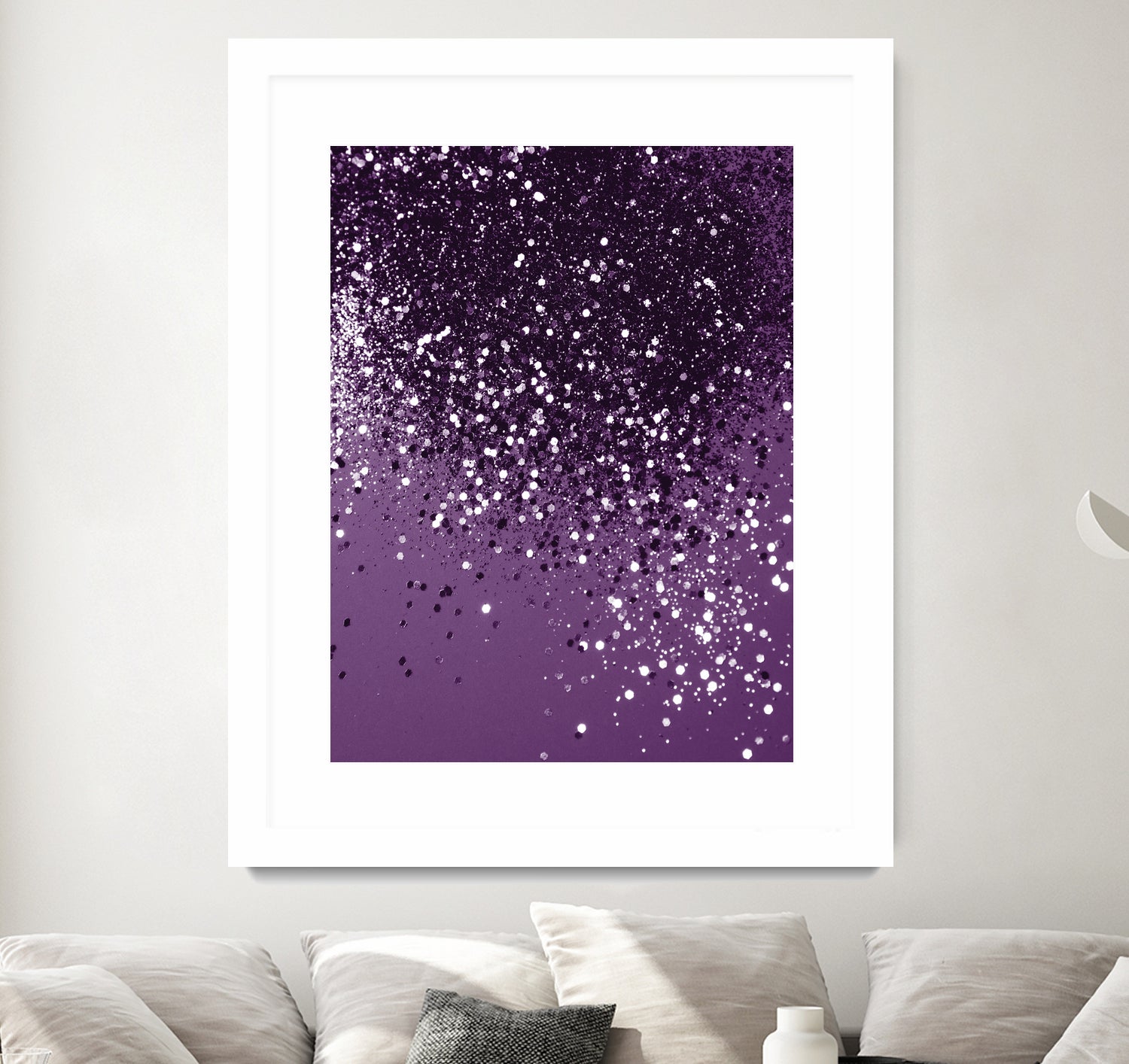 PURPLE Glitter Dream #1 #shiny #decor #art by Anita & Bella Jantz on GIANT ART - fuchsia photo manipulation