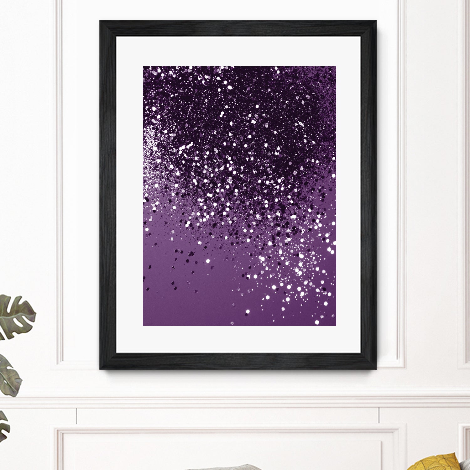 PURPLE Glitter Dream #1 #shiny #decor #art by Anita & Bella Jantz on GIANT ART - fuchsia photo manipulation