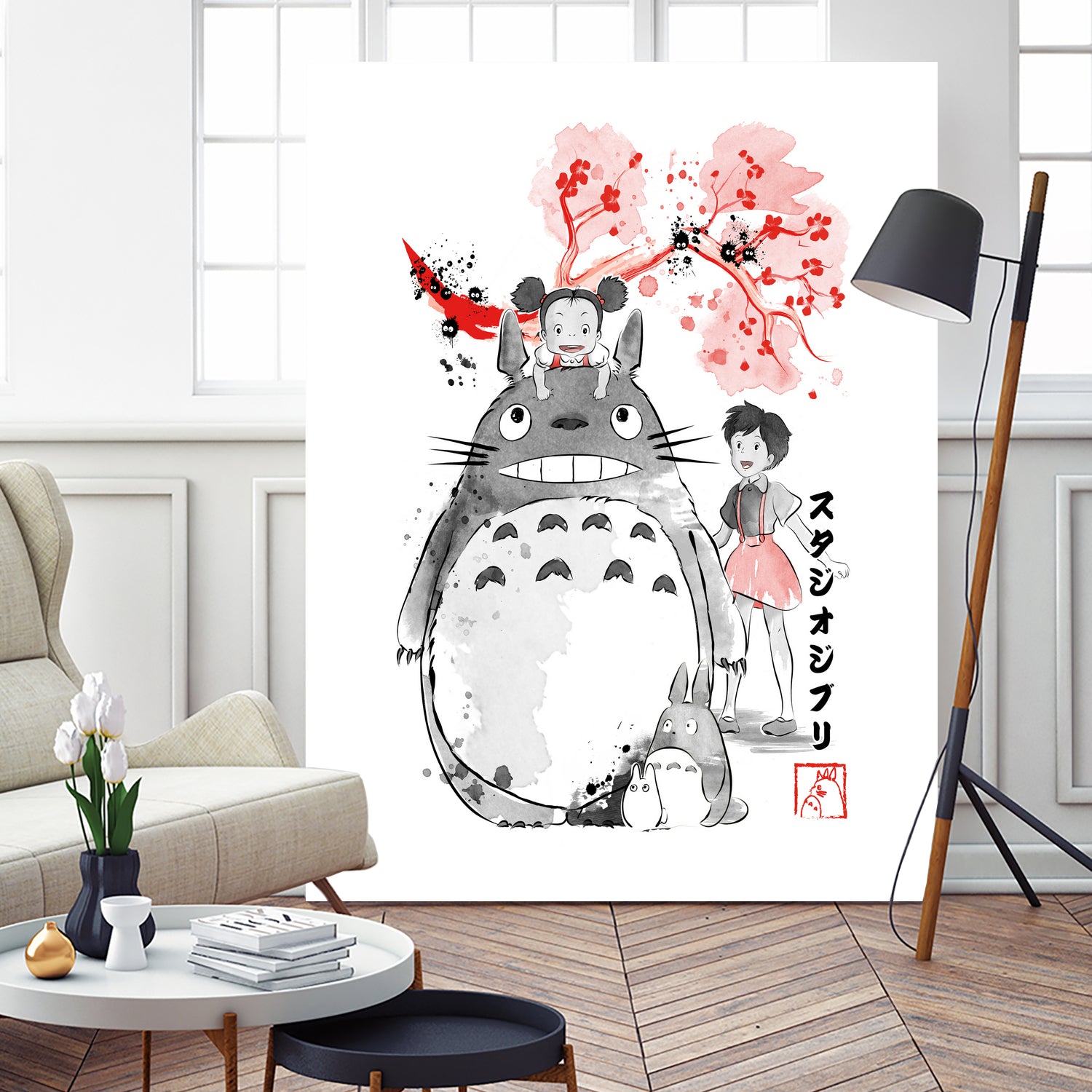 My Neighbor sumi-e by Antonio Camarena on GIANT ART - white digital painting