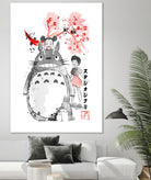 My Neighbor sumi-e by Antonio Camarena on GIANT ART - white digital painting