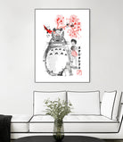 My Neighbor sumi-e by Antonio Camarena on GIANT ART - white digital painting