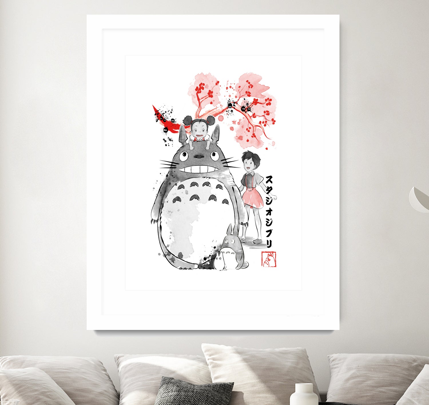 My Neighbor sumi-e by Antonio Camarena on GIANT ART - white digital painting