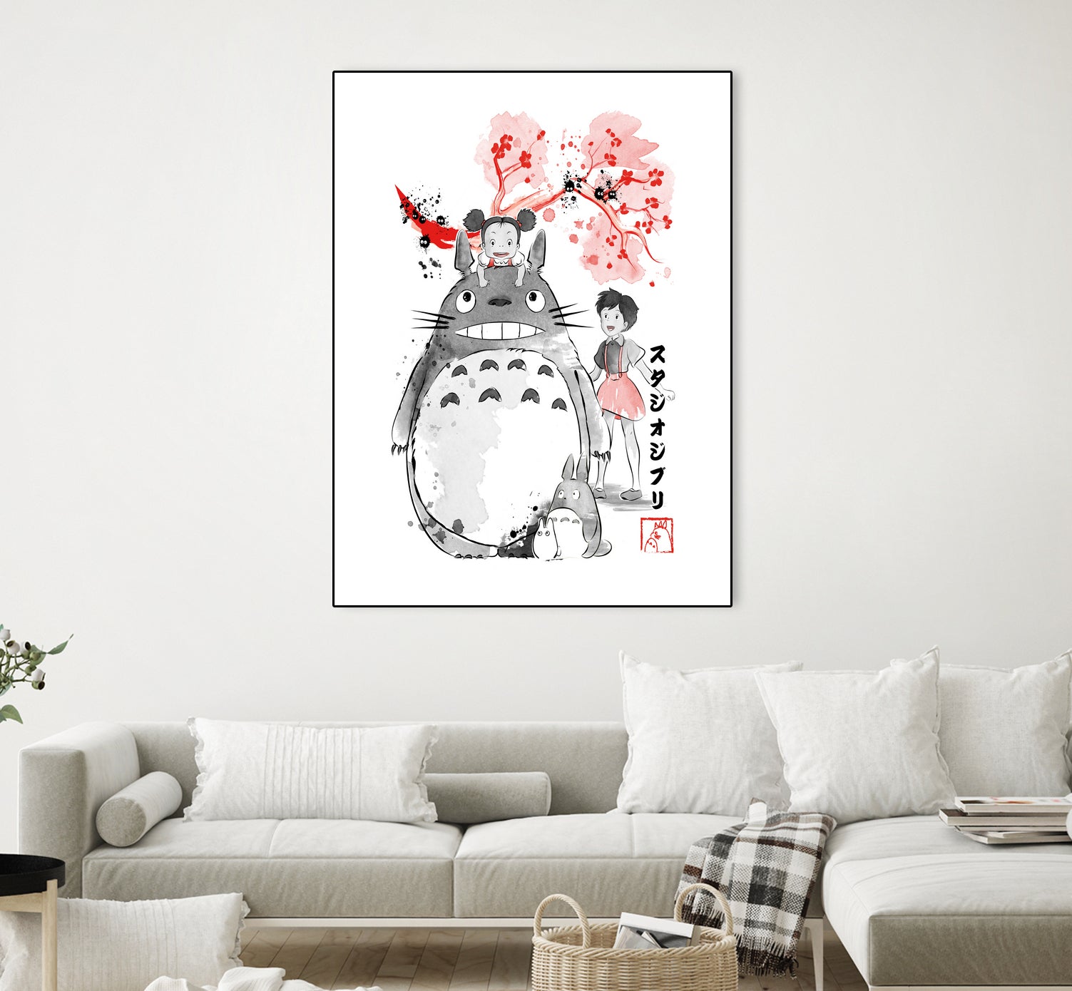 My Neighbor sumi-e by Antonio Camarena on GIANT ART - white digital painting