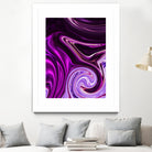 abstract waves by Haris Kavalla on GIANT ART - fuchsia photo illustration