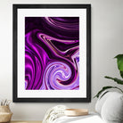 abstract waves by Haris Kavalla on GIANT ART - fuchsia photo illustration