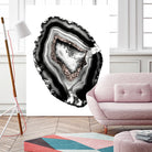 Agate Rose Gold Glitter Glam #1 #gem #decor #art by Anita & Bella Jantz on GIANT ART - gray photo illustration