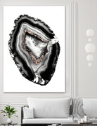 Agate Rose Gold Glitter Glam #1 #gem #decor #art by Anita & Bella Jantz on GIANT ART - gray photo illustration