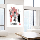 Spirited sumi-e by Antonio Camarena on GIANT ART - white digital painting