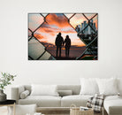 Free Love by GEN Z by Rigaud Mickaël on GIANT ART - orange photo illustration