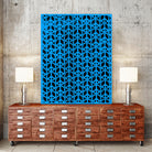 Peace Sign by OTIS PORRITT on GIANT ART - blue digital painting