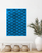 Peace Sign by OTIS PORRITT on GIANT ART - blue digital painting