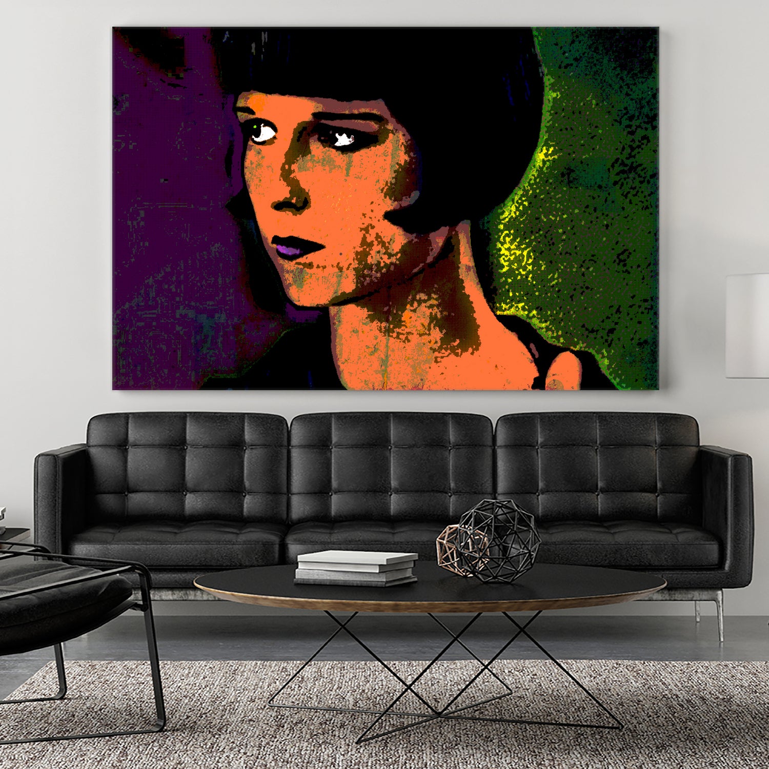 LOUISE BROOKS-2 by OTIS PORRITT on GIANT ART - orange digital painting