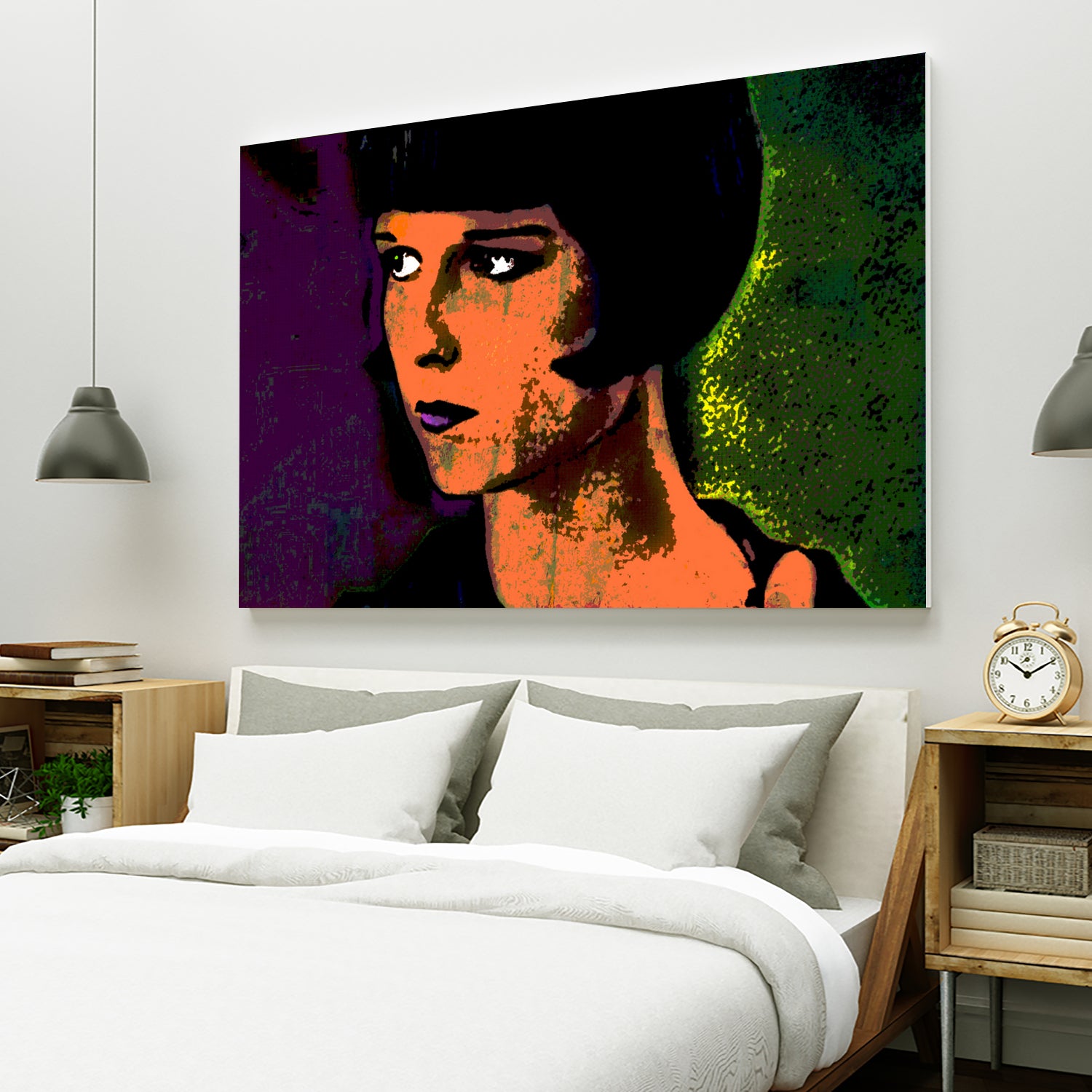 LOUISE BROOKS-2 by OTIS PORRITT on GIANT ART - orange digital painting