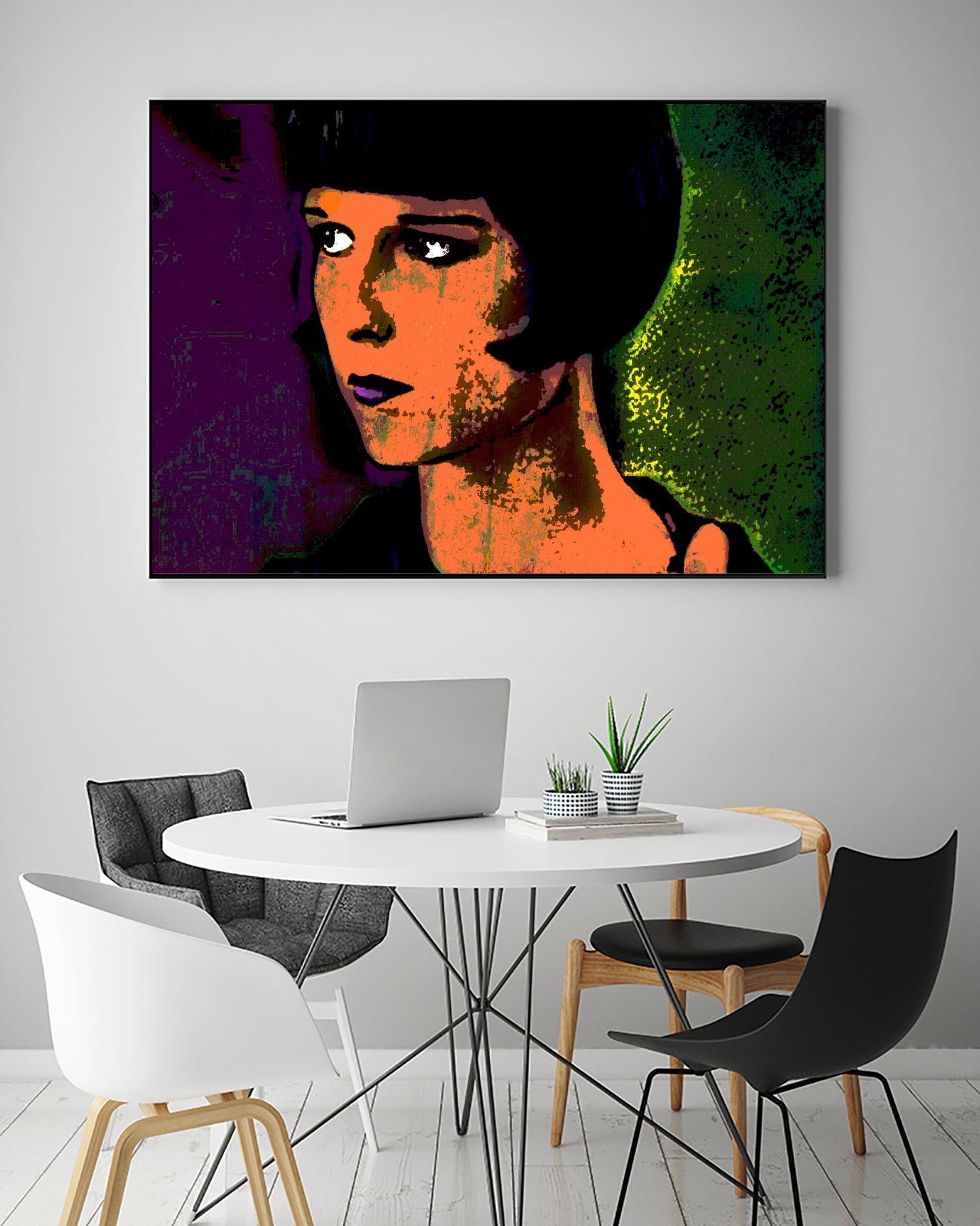 LOUISE BROOKS-2 by OTIS PORRITT on GIANT ART - orange digital painting