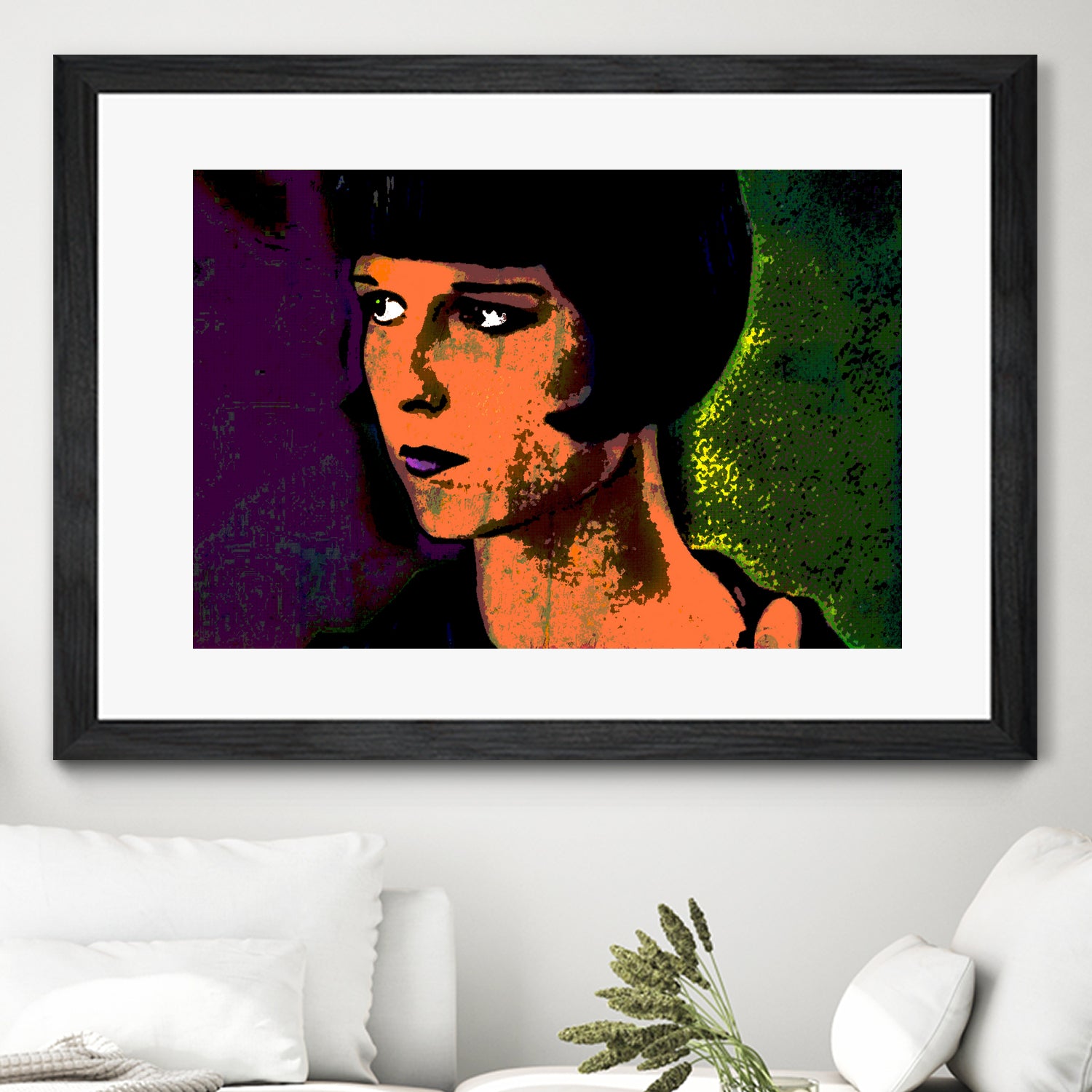 LOUISE BROOKS-2 by OTIS PORRITT on GIANT ART - orange digital painting