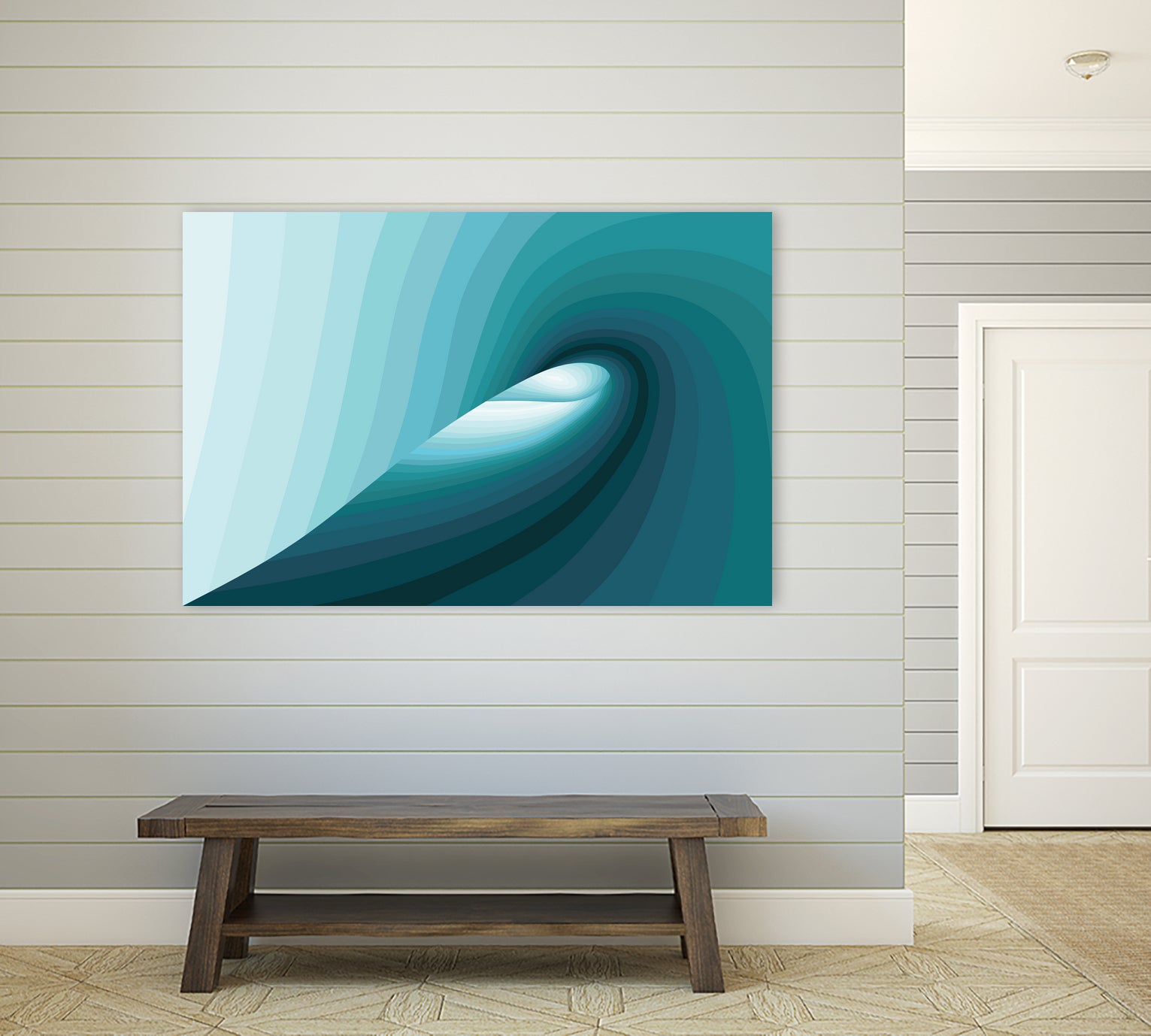 SE0301-Blue barrel by Francois Jaubert on GIANT ART - blue digital drawing