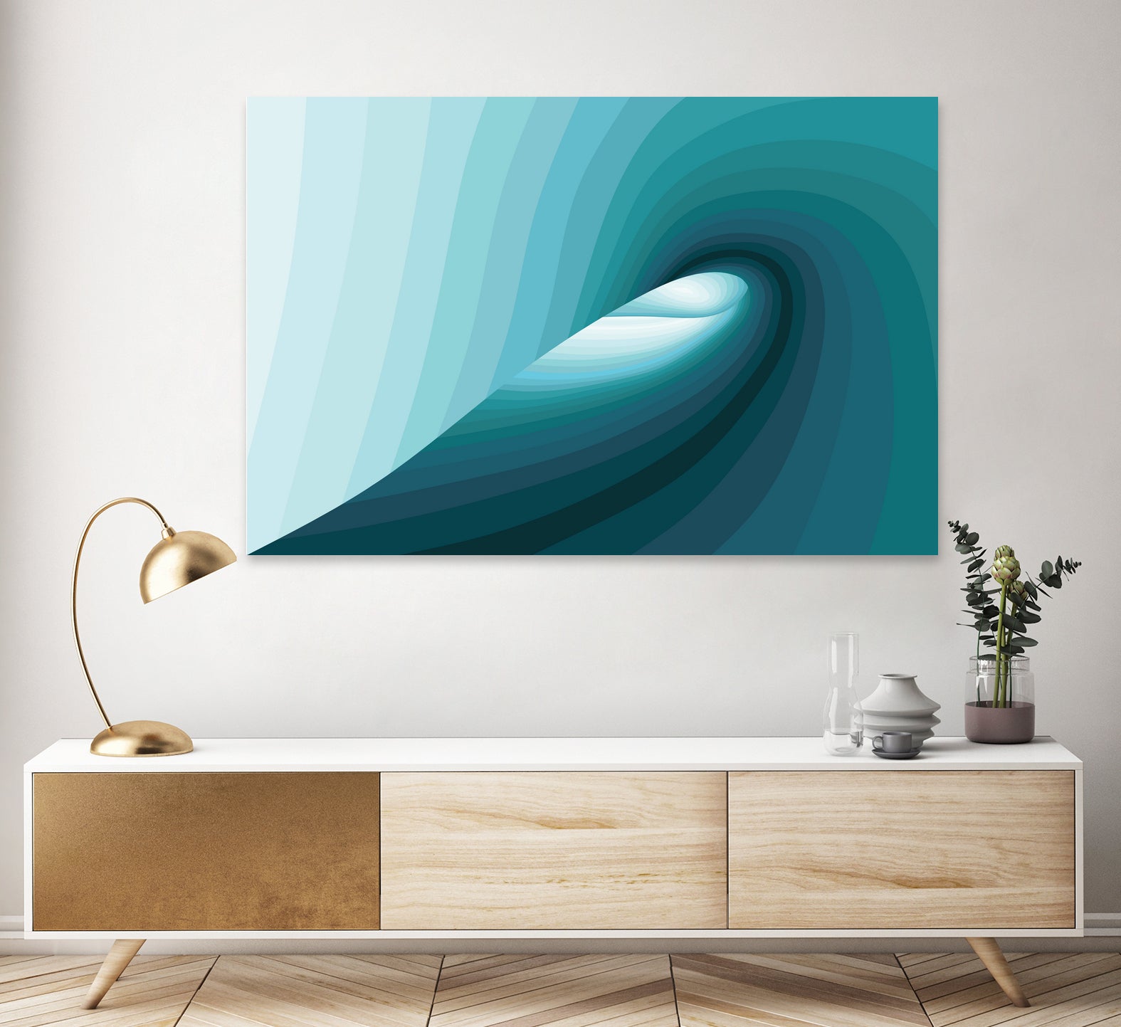 SE0301-Blue barrel by Francois Jaubert on GIANT ART - blue digital drawing