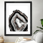 Agate Rose Gold Glitter Glam #4 #gem #decor #art by Anita & Bella Jantz on GIANT ART - gray photo illustration