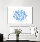 Superposition 2 by Marco Bagni on GIANT ART - blue digital drawing