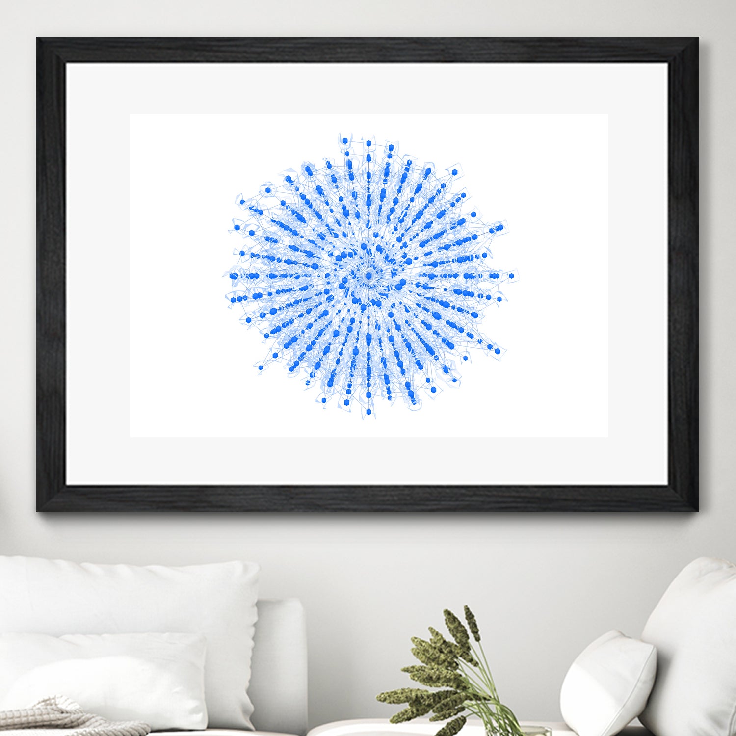 Superposition 2 by Marco Bagni on GIANT ART - blue digital drawing