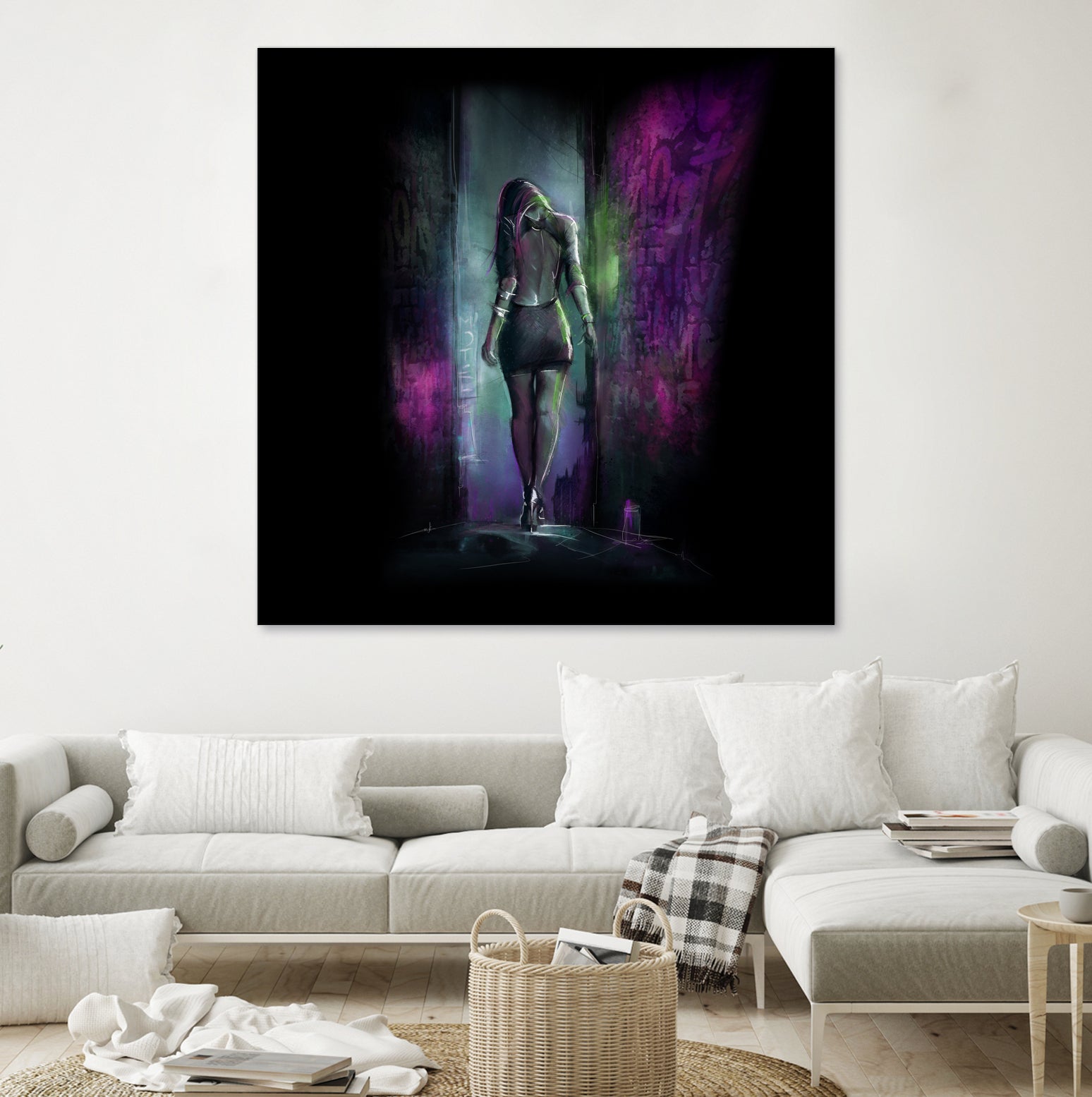 Reverse Love by Claudio Tosi on GIANT ART - fuchsia digital painting