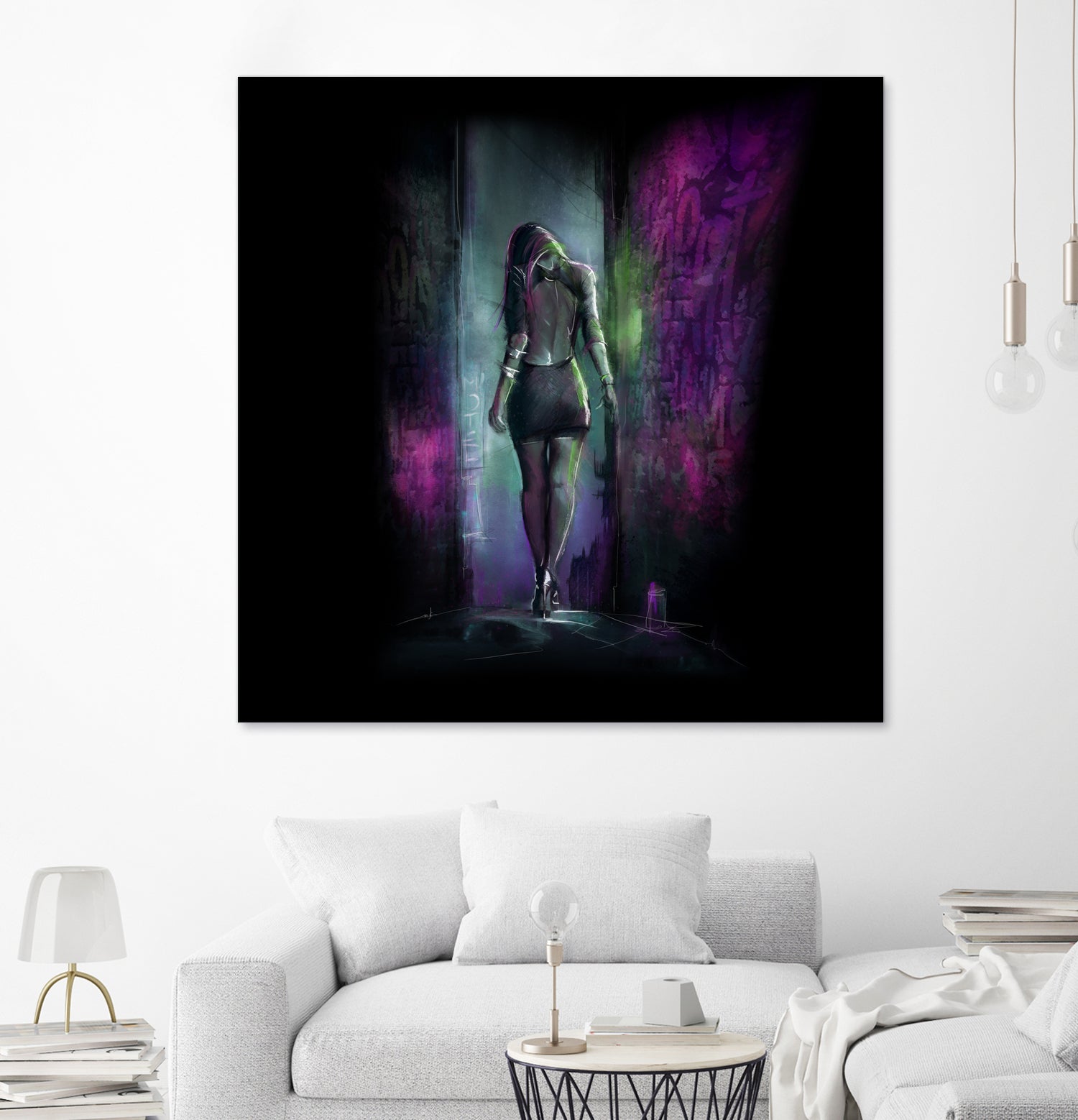 Reverse Love by Claudio Tosi on GIANT ART - fuchsia digital painting