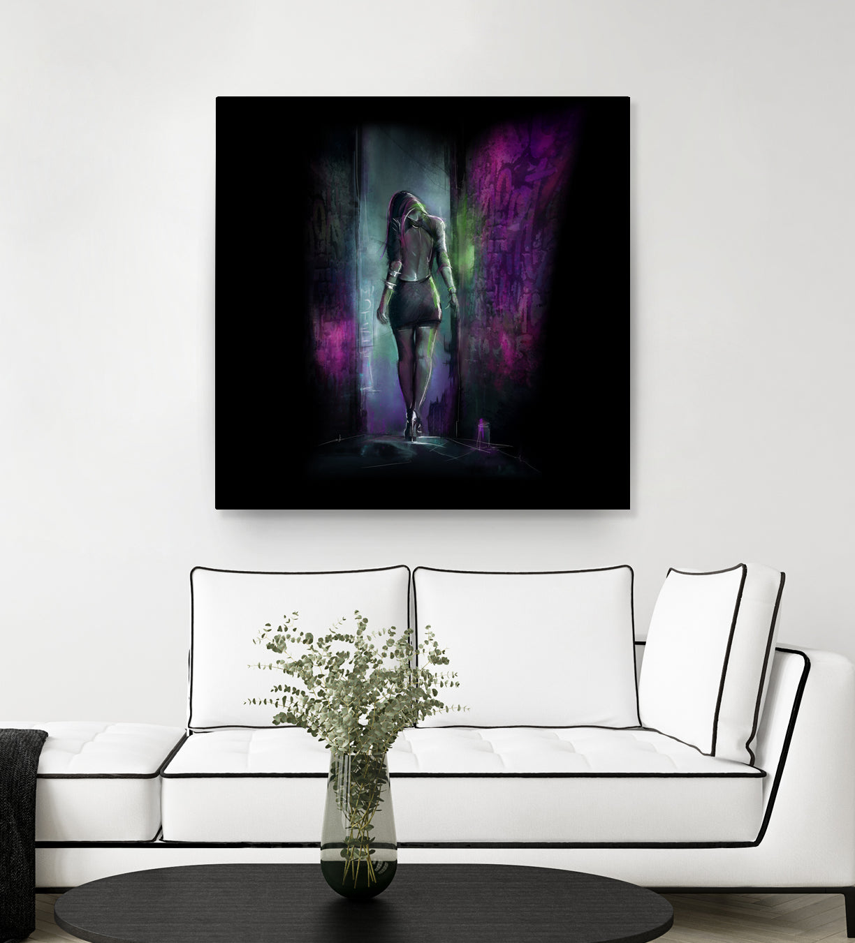 Reverse Love by Claudio Tosi on GIANT ART - fuchsia digital painting