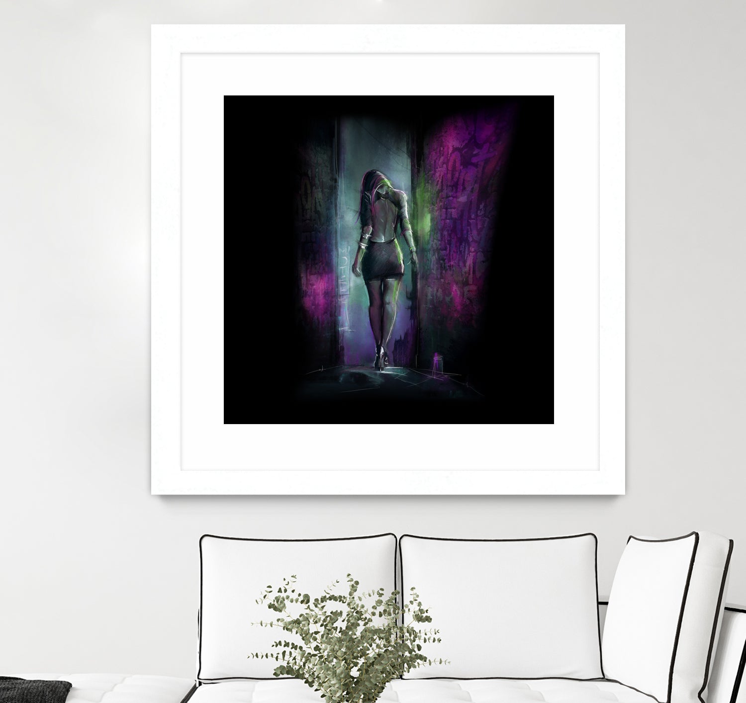 Reverse Love by Claudio Tosi on GIANT ART - fuchsia digital painting