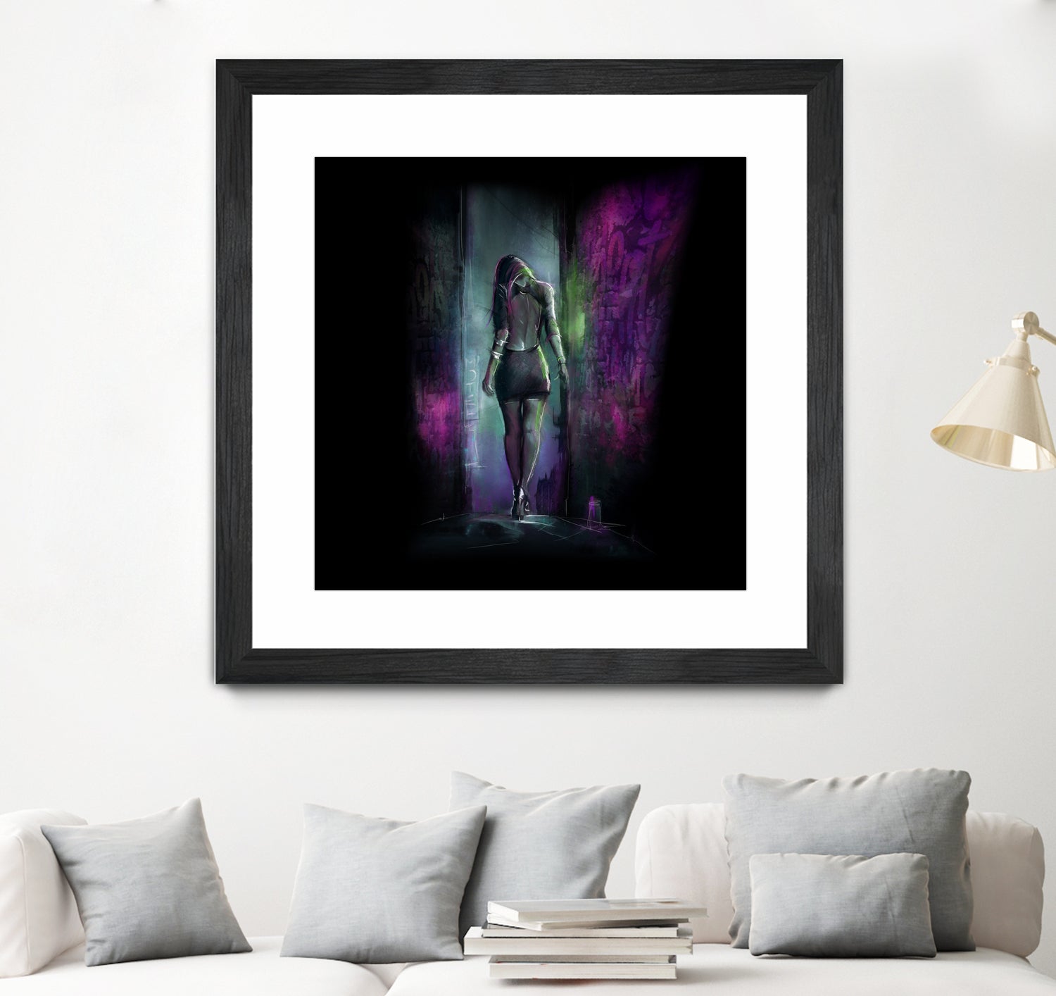 Reverse Love by Claudio Tosi on GIANT ART - fuchsia digital painting