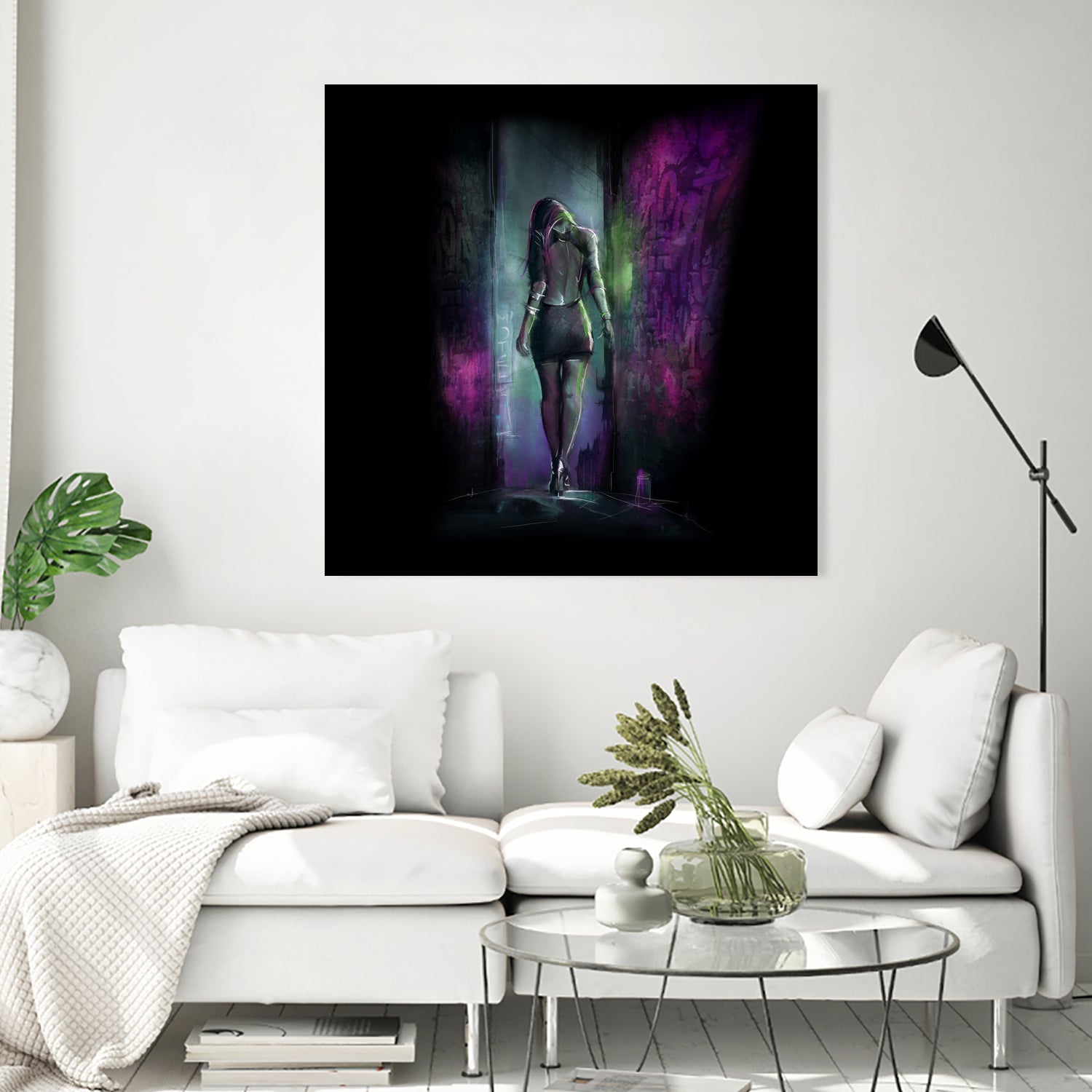 Reverse Love by Claudio Tosi on GIANT ART - fuchsia digital painting