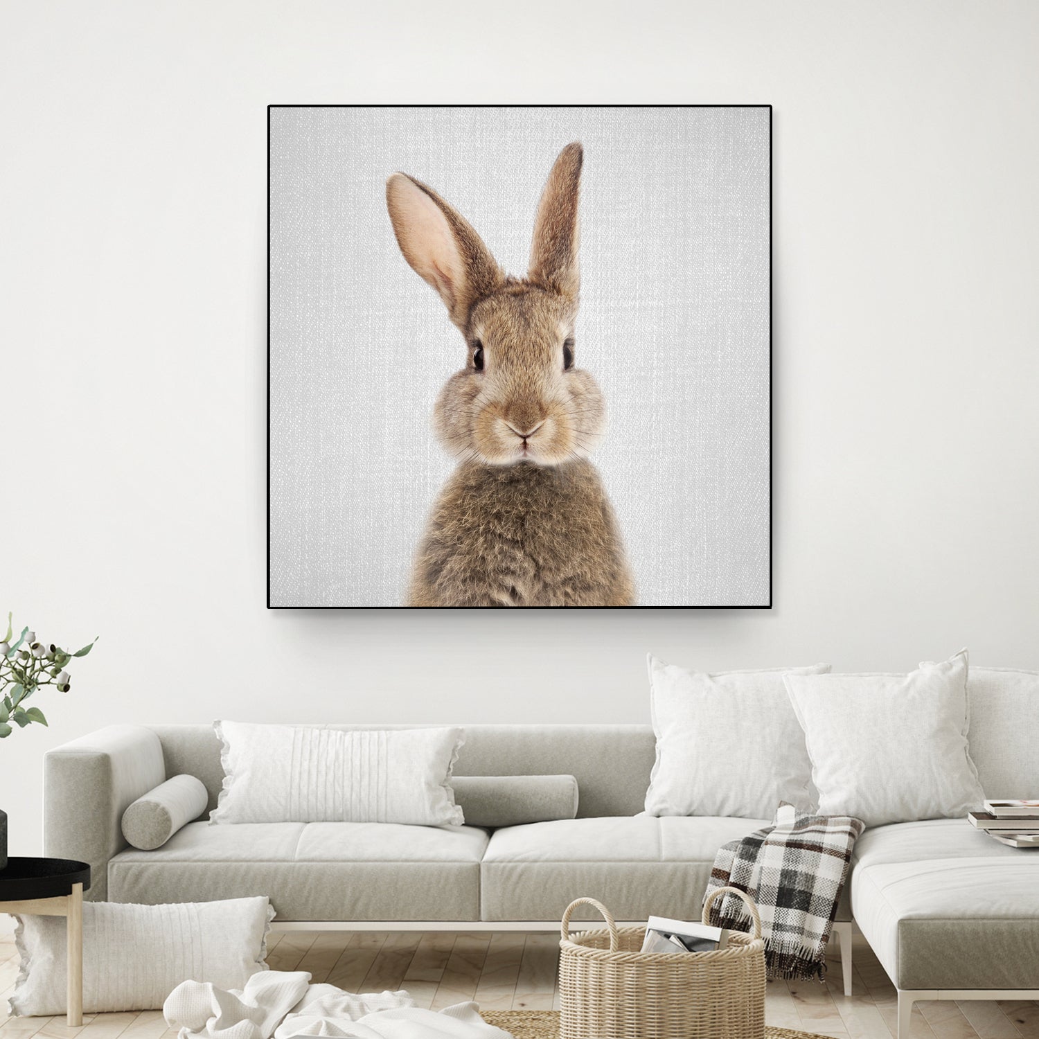 Rabbit - Colorful by Gal Pittel on GIANT ART - brown photo manipulation