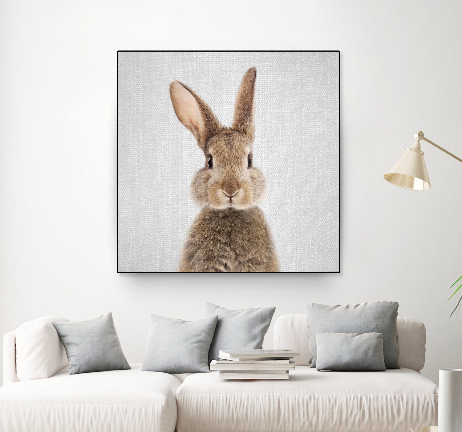 Rabbit - Colorful by Gal Pittel on GIANT ART - brown photo manipulation