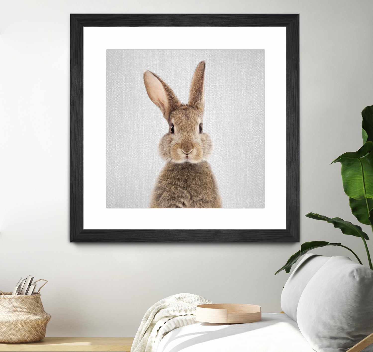 Rabbit - Colorful by Gal Pittel on GIANT ART - brown photo manipulation