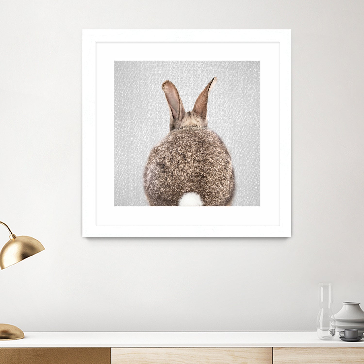 Rabbit Tail - Colorful by Gal Pittel on GIANT ART - brown photo illustration