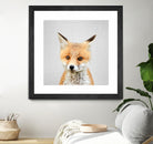 Baby Fox - Colorful by Gal Pittel on GIANT ART - orange photo illustration