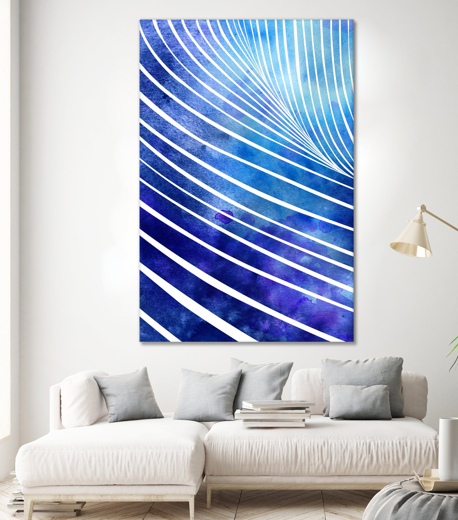 Tide XIV by Stevyn Llewellyn on GIANT ART - blue digital painting