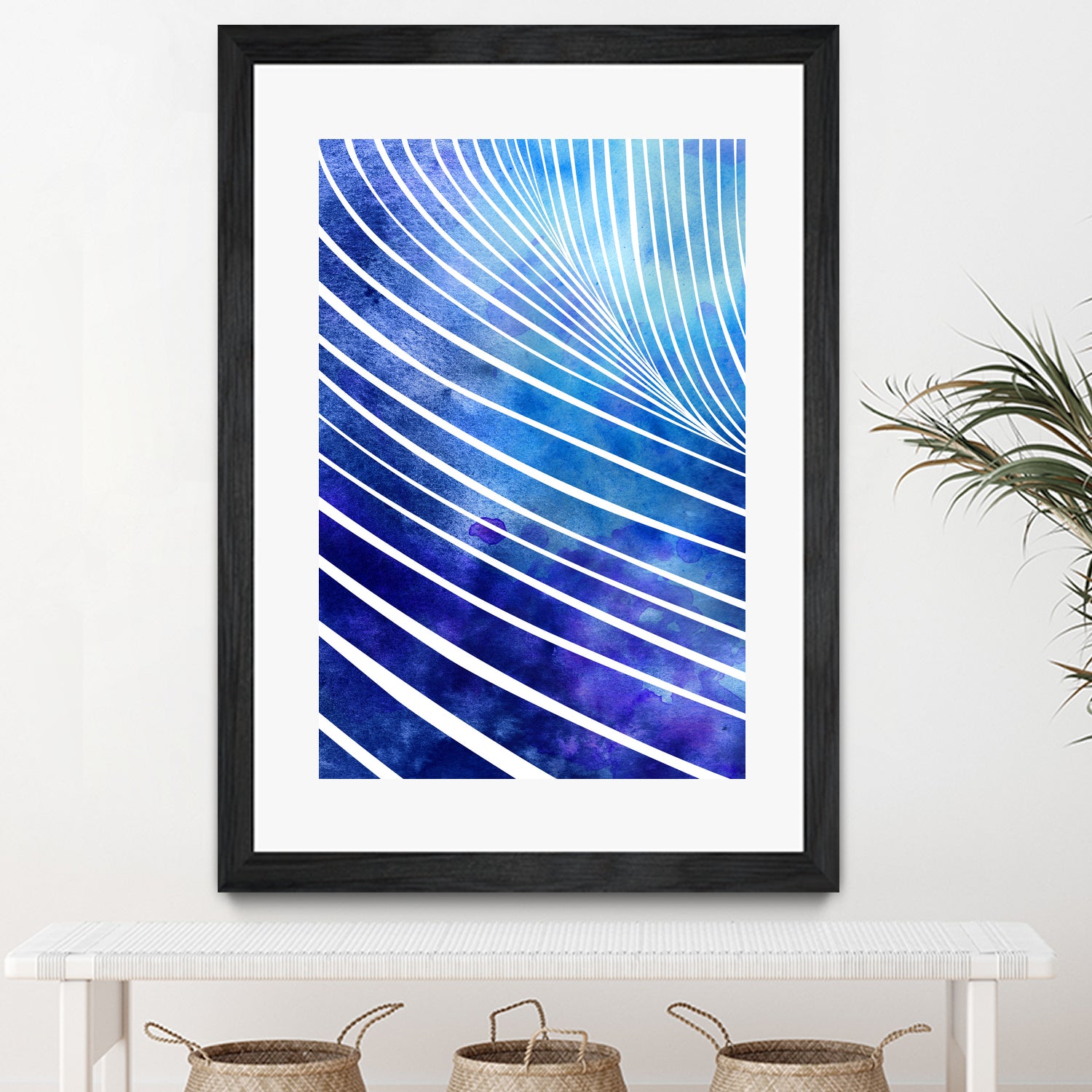 Tide XIV by Stevyn Llewellyn on GIANT ART - blue digital painting