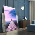 The Bridge of Freedom by GEN Z by Rigaud Mickaël on GIANT ART - fuchsia photo illustration