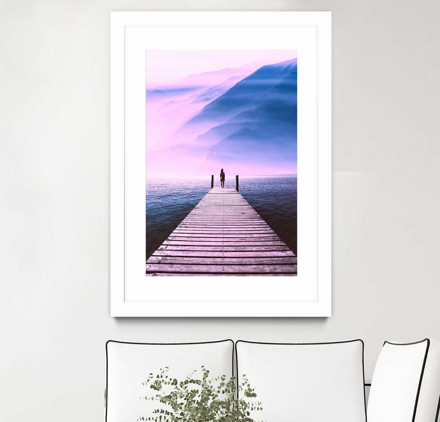 The Bridge of Freedom by GEN Z by Rigaud Mickaël on GIANT ART - fuchsia photo illustration