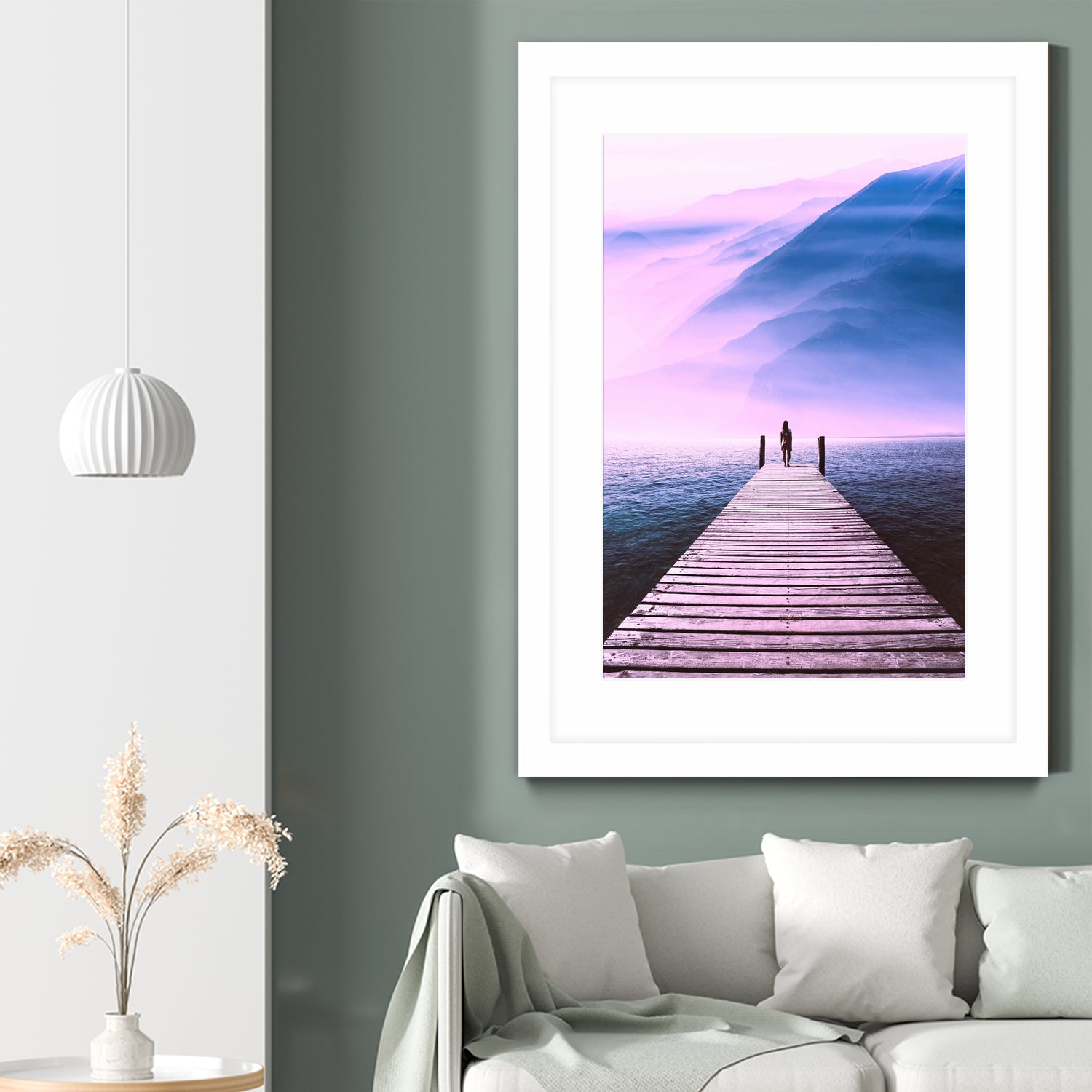 The Bridge of Freedom by GEN Z by Rigaud Mickaël on GIANT ART - fuchsia photo illustration