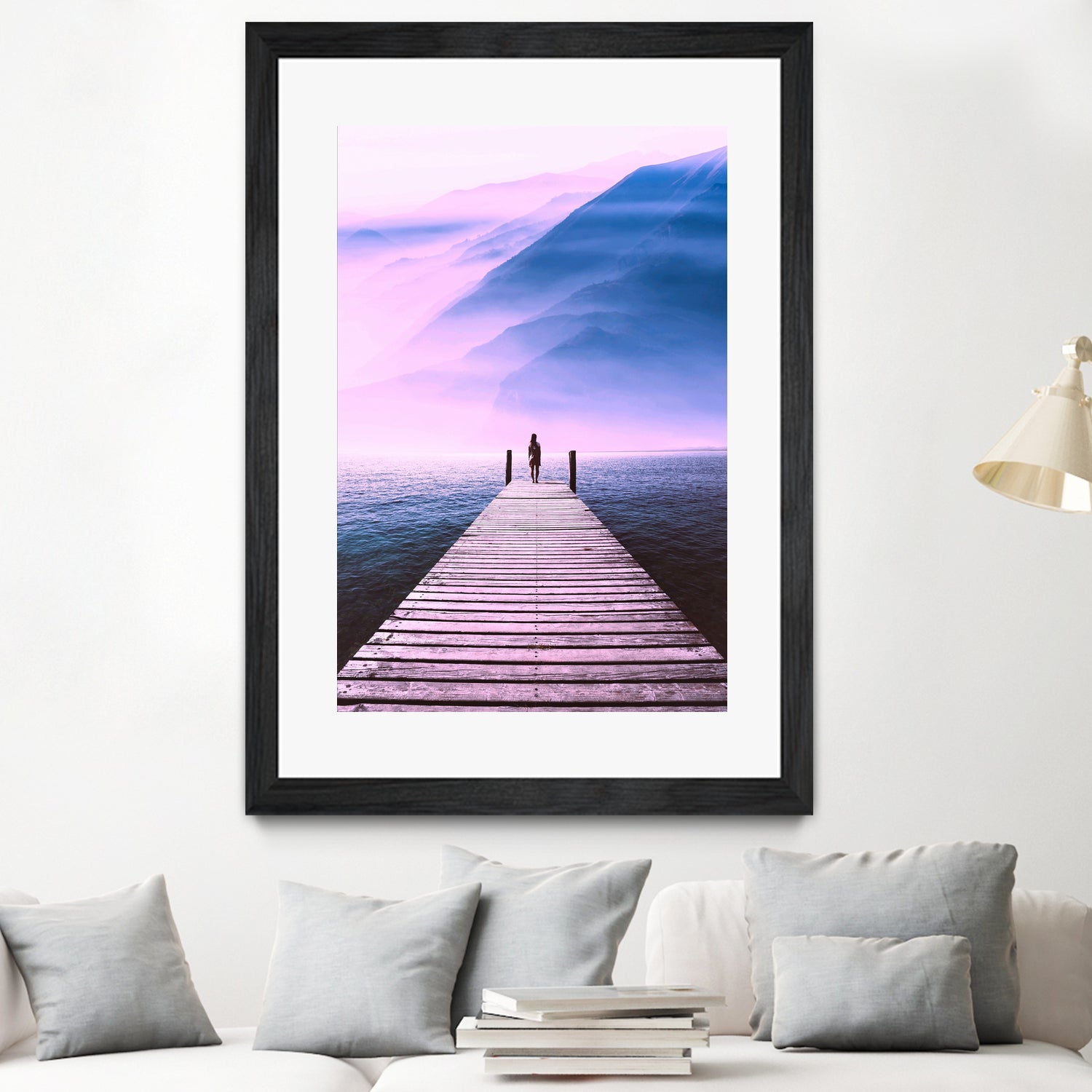 The Bridge of Freedom by GEN Z by Rigaud Mickaël on GIANT ART - fuchsia photo illustration