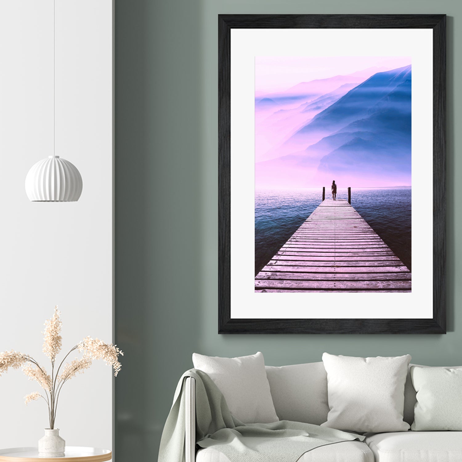 The Bridge of Freedom by GEN Z by Rigaud Mickaël on GIANT ART - fuchsia photo illustration