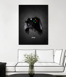 xbox joystick by Gabriel Fernando on GIANT ART - black game design