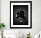 xbox joystick by Gabriel Fernando on GIANT ART - black game design